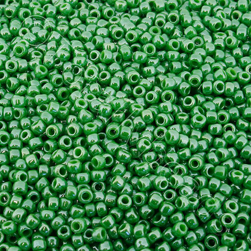 Toho Size 11 Seed Beads 10g - Opq Lust. Mint Green