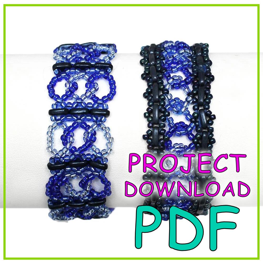 Beaded Bar Bracelet - Download Instructions