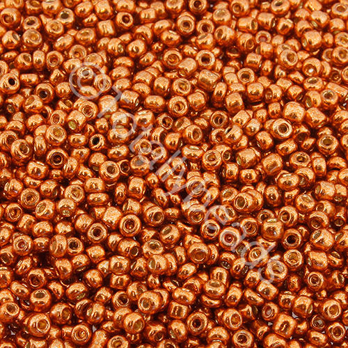 Seed Beads Metallic Copper - Size 11 100g