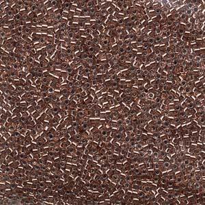 Miyuki Delica Beads Size 11 -  Copper Lined Crystal DB037 5g