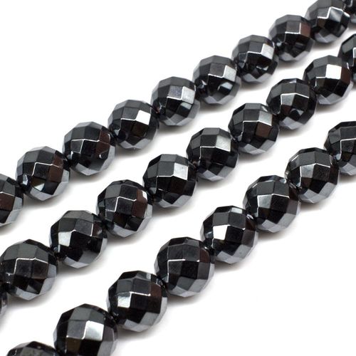 10mm hematite beads — for jewelry making, crafting, and beadwork projects