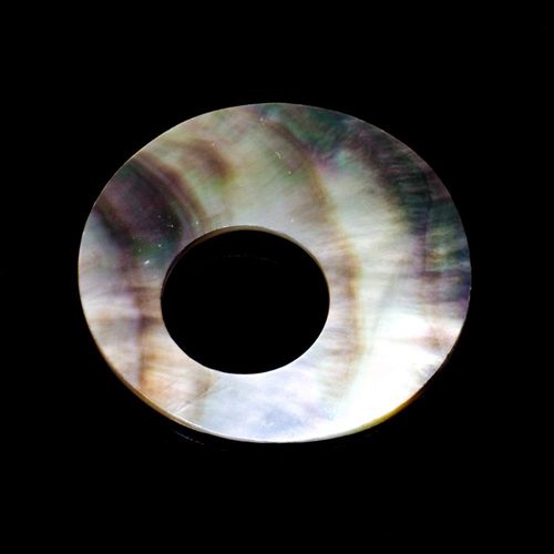 Mother of Pearl Pendant Circle with hole 45mm for jewellery making