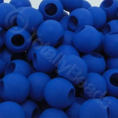Acrylic Beads 10x8mm - Navy Blue