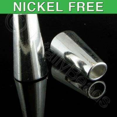 Silver Bead Cone 29mm - 2pcs