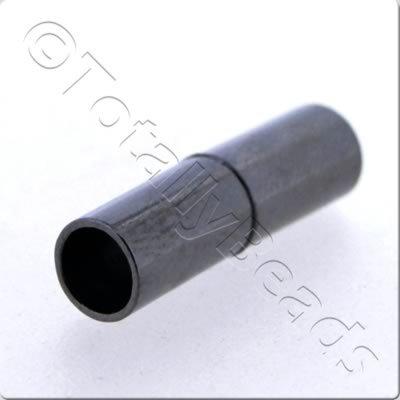 Magnetic Tube Clasp - 18x5mm Black 2pc