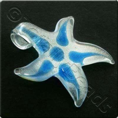 Lampwork Pendant - Star 42mm - LPT42