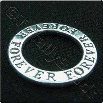 Tibetan Silver Message Ring - Forever