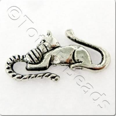 Tibetan Silver - Cat Hook (AC2060)