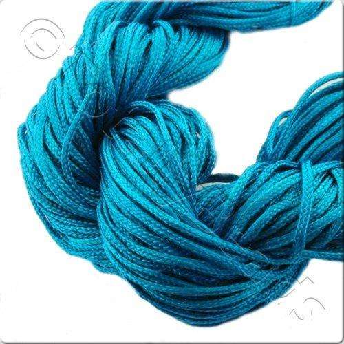Rattail Cord 1mm Dark Turquoise - 10m