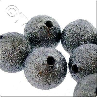 Stardust Beads - Black - 8mm 10 pcs