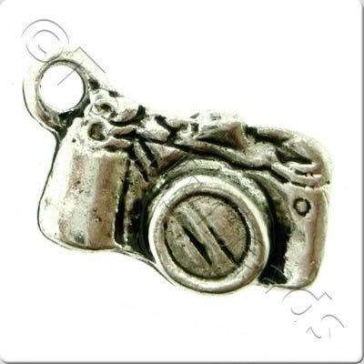 Tibetan Silver Charm - Small Camera 10pcs