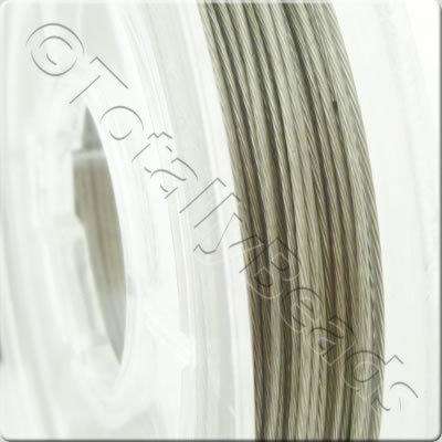 Tigertail Wire 0.45mm - Silver 10m