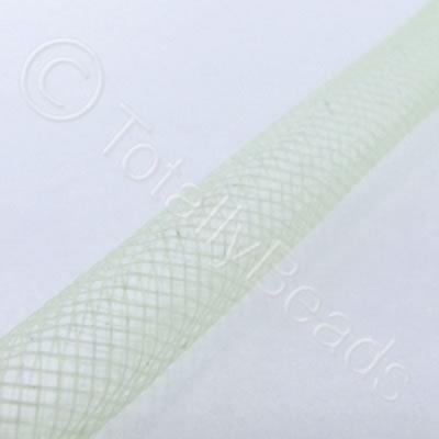 Nylon Mesh Tubing - 8mm Light Green - 3m pck