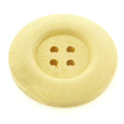 Wooden Button 30mm - Natutal