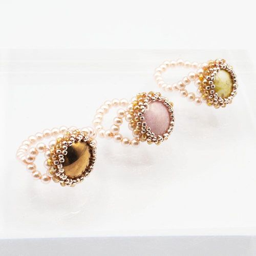 BC 2023 WK 6: Par Puca Bling Ring   Rose Gold 14mm 3pcs for jewellery making