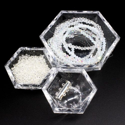 BC 2023 WK 20 : Patchwork Bracelet   Crystal 3mm for jewellery making