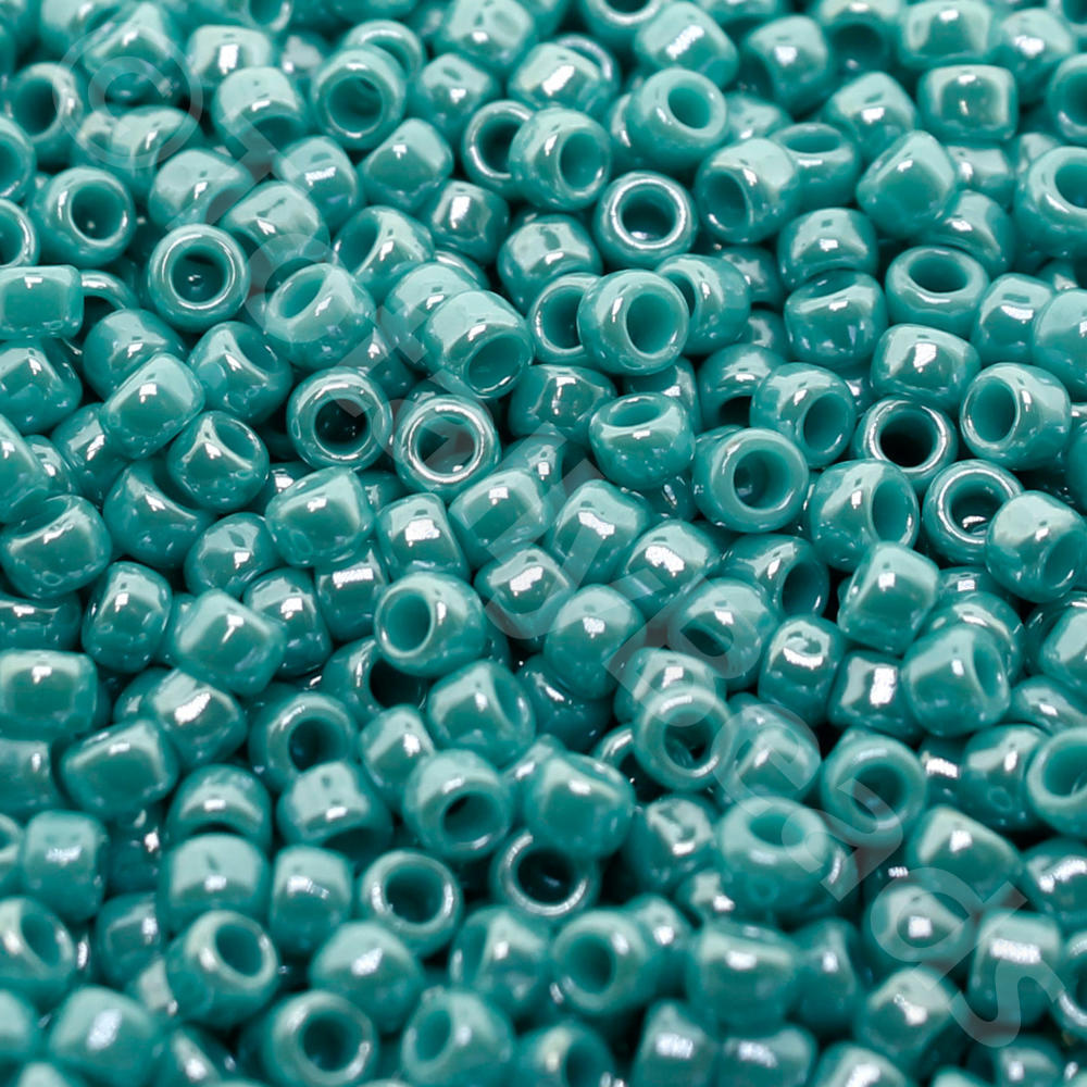 Toho Size 8 Seed Beads 10g - Opq Luster Turquoise