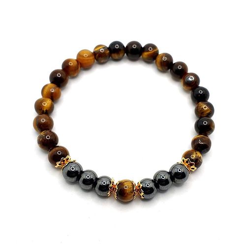 Ciara Gemstone 4 Bracelets tigers eye bracelet making kit — DIY set with beads and instructions for creating handmade jewelry