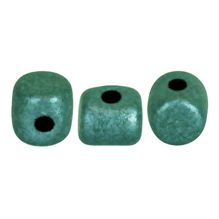 Minos Puca Beads 5g - Met Mat Green Turq