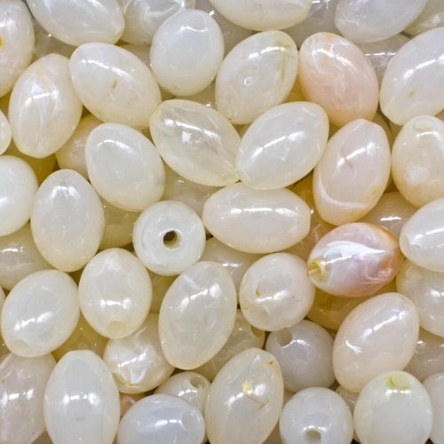 Acrylic Rice Shape Beads | Jewellery Making Beads