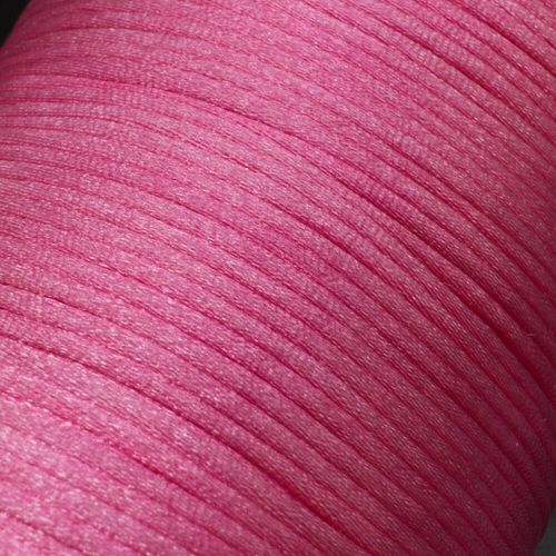 Rattail Cord 2mm 5 metres   Pink for jewellery making