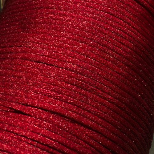 Rattail Cord 2mm 5 metres   Burgundy for jewellery making