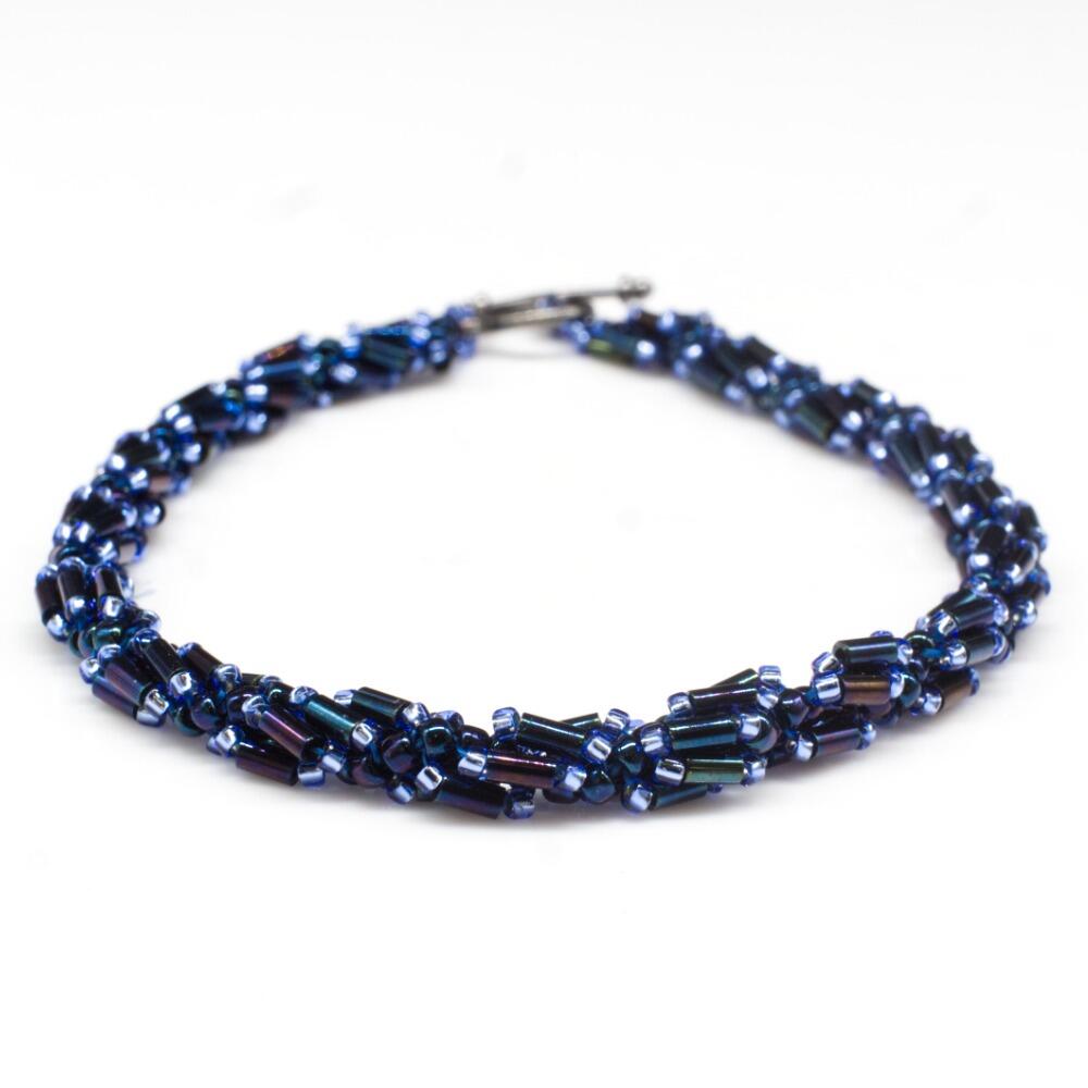 Helix Bugle Bracelets (6) nebula bracelet making kit — DIY set with beads and instructions for creating handmade jewelry