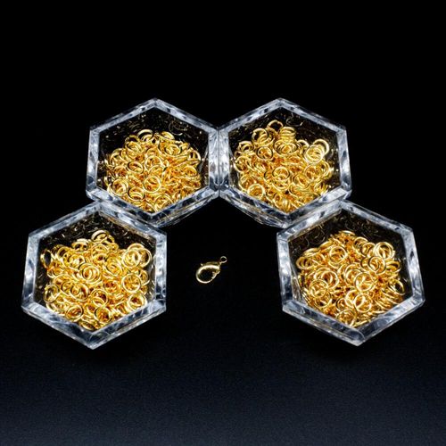BC 2023 WK 37: Turkish Roundmaille   Champagne 6x1mm for jewellery making