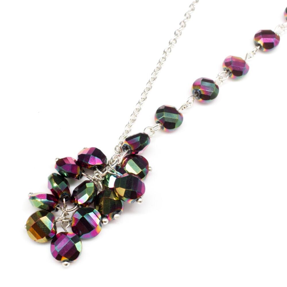 Isabelle Necklace mermaid pink necklace making kit — DIY set with beads and instructions for creating handmade jewelry