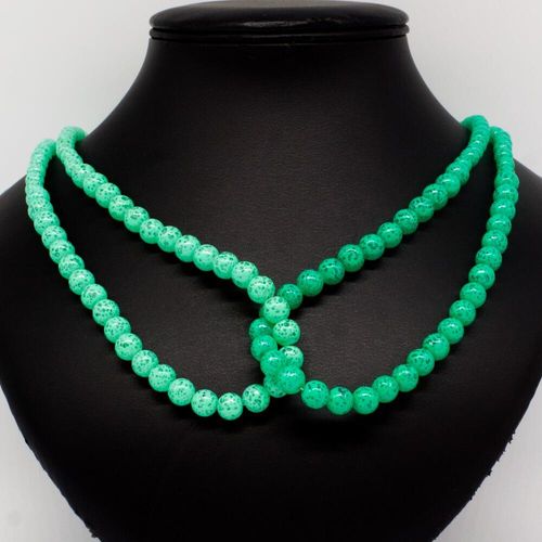Summer Speckle Necklace margarita necklace making kit — DIY set with beads and instructions for creating handmade jewelry