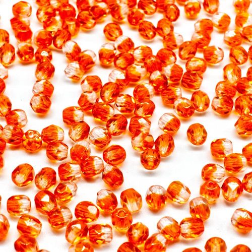 4mm Czech glass fire polished faceted beads crystal hyacinth — pack of 100, high-quality faceted beads perfect for jewelry making and bea…