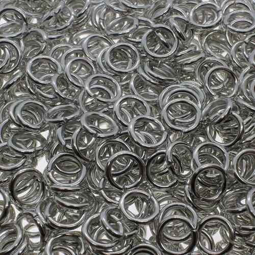 Jump Rings 5x1mm 170pcs   Rhodium for jewellery making