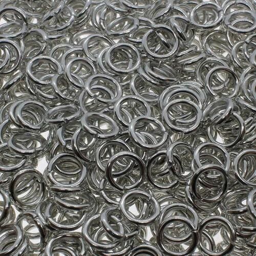 Jump Rings 5x1mm 170pcs   Rhodium for jewellery making