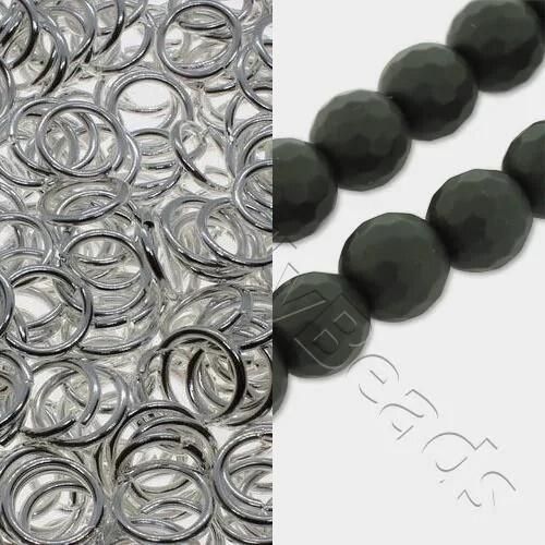 BC24 WK8 Double Cloud Cover   Silver 6mm for jewellery making