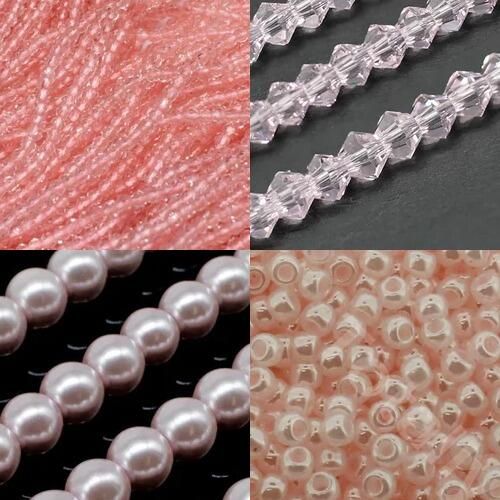 BC24 WK15 Summer Wave   Rose 3mm for jewellery making