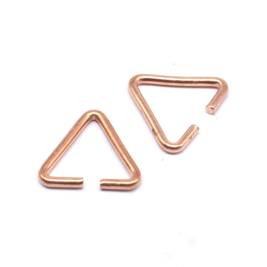 Triangle Wire Bail 15mm   Copper for jewellery making