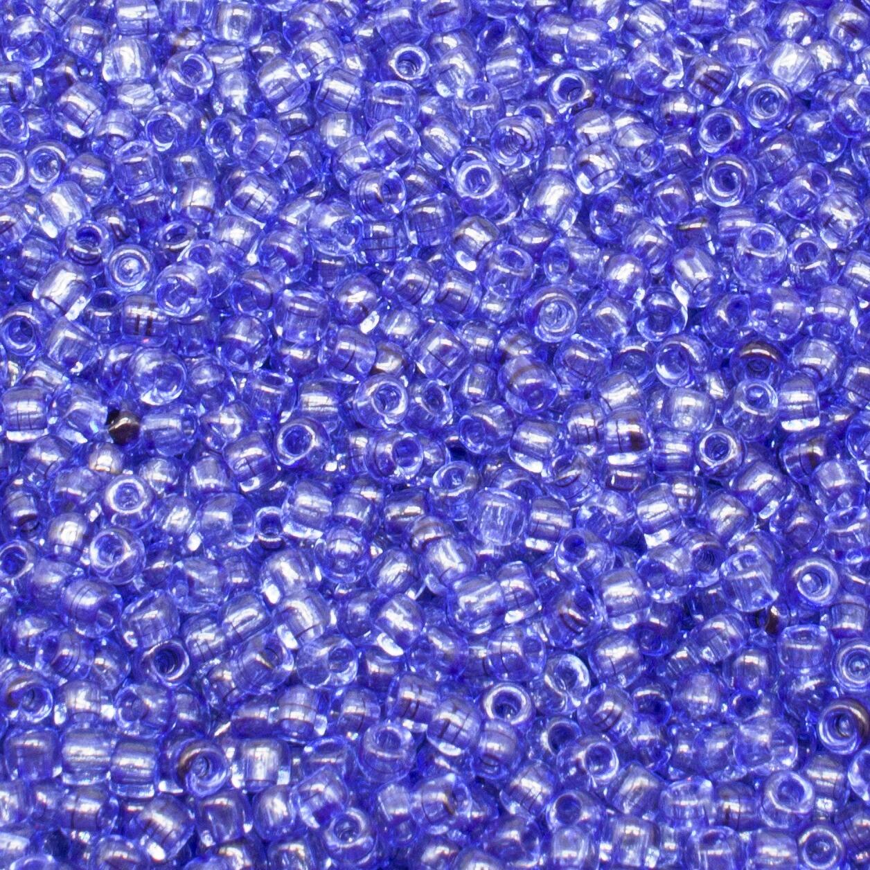Toho Size 11 Seed Beads 10g   Trans. Lapis Blue 6mm for jewellery making