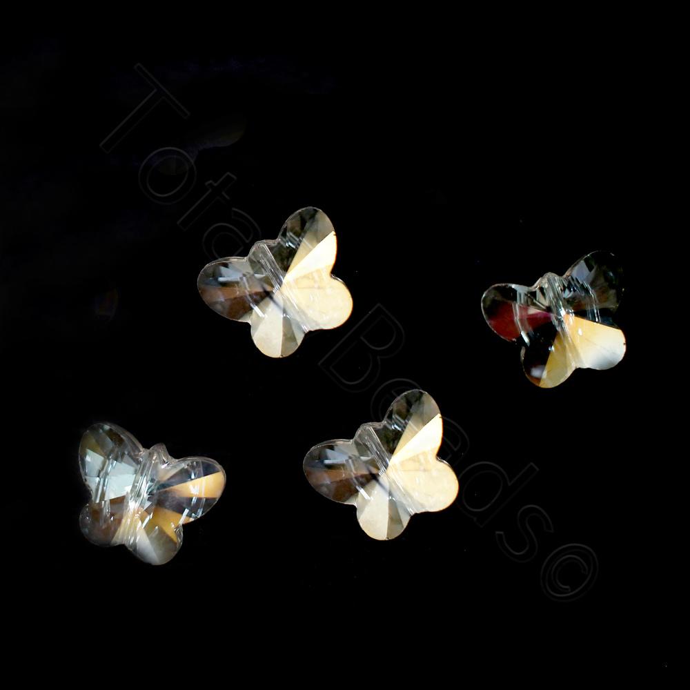 Crystal Butterfly - Crystal AB 14x12mm 8pcs