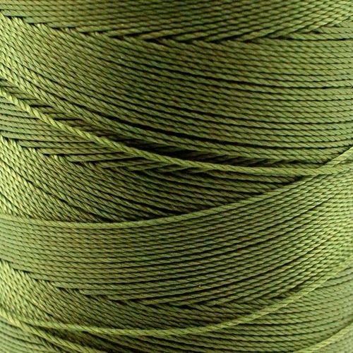 Micro Macrame Cord 9ply 0.3mm 7 metres   Olive for jewellery making