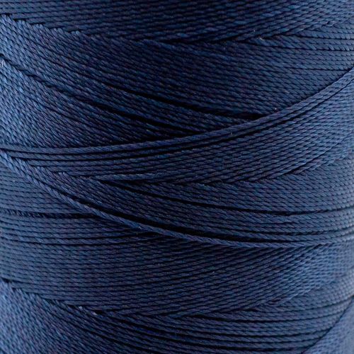 Micro Macrame Cord 6ply 0.2mm 9 metres   Midnight Blue for jewellery making