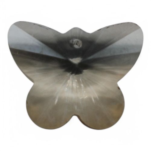 Crystal Pendant Butterfly 30mm   Champagne for jewellery making