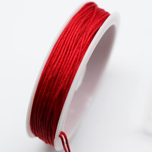 Rattail Cord 0.6mm Red   10m for jewellery making