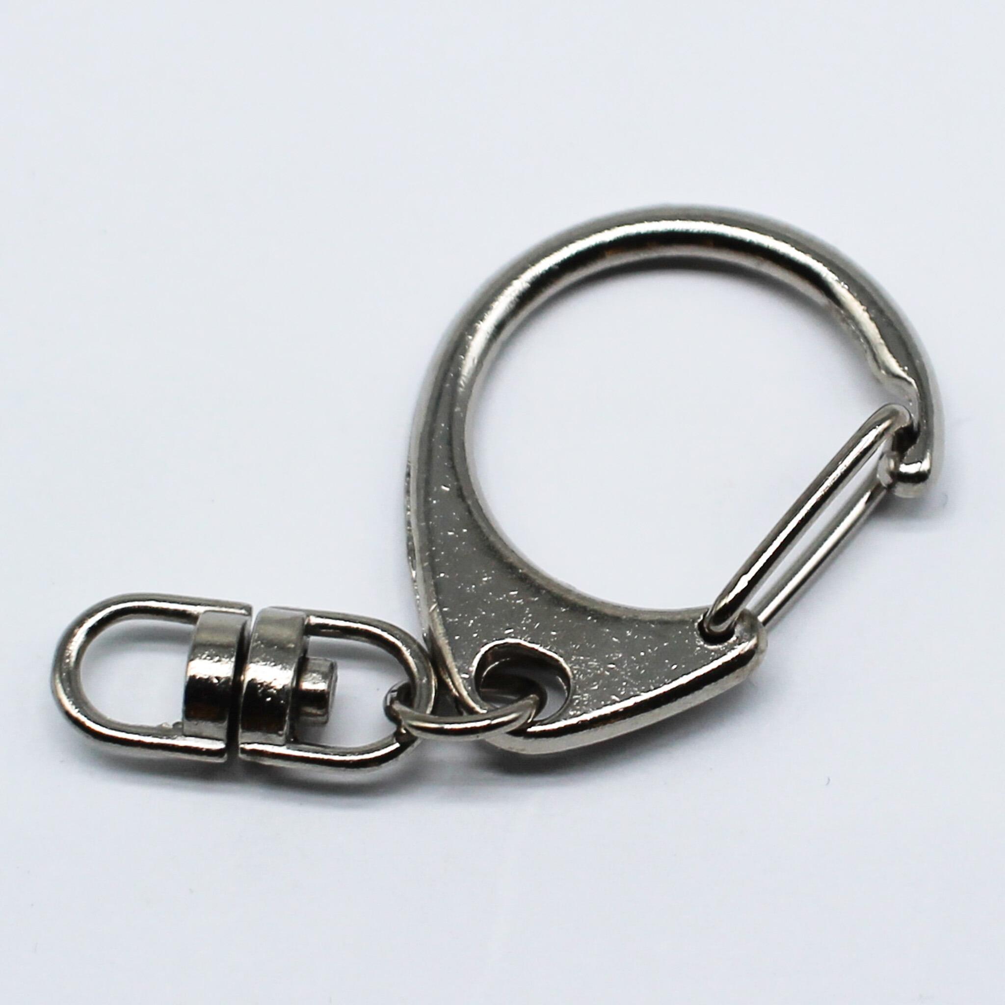 Snap Ring 32mm Rhodium for jewellery making