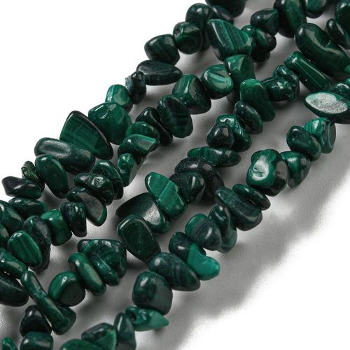 resin druzy bead malachite 32" string — sparkling cabochon-style stone ideal for jewelry making, pendants, and craft designs
