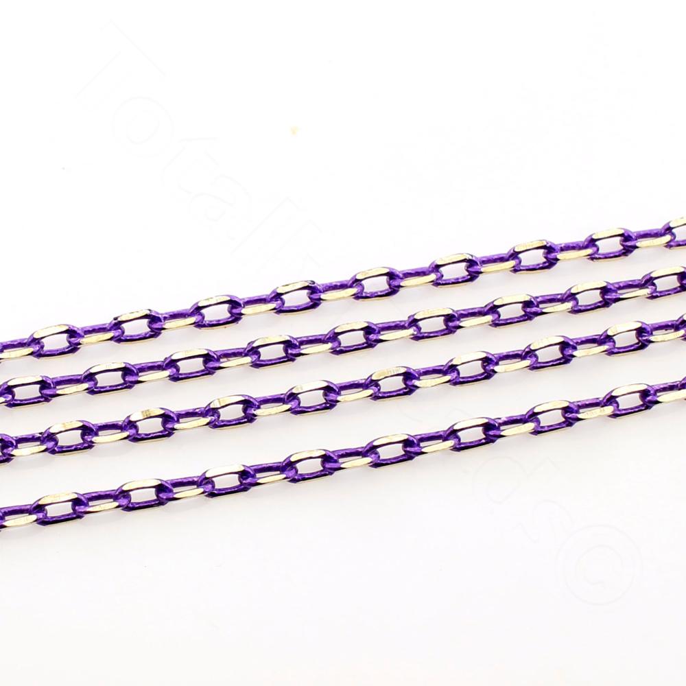 Coloured Jewellery Chain - Purple