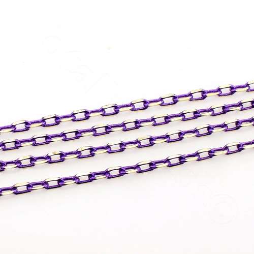 Coloured Jewellery Chain - Purple