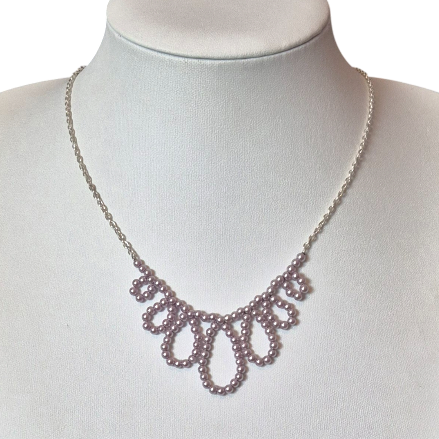 Samara Pearl Necklace   Rosweood for jewellery making