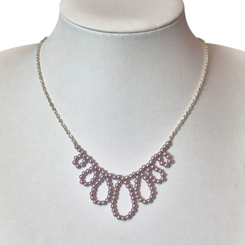 Samara Pearl Necklace   Rosweood for jewellery making