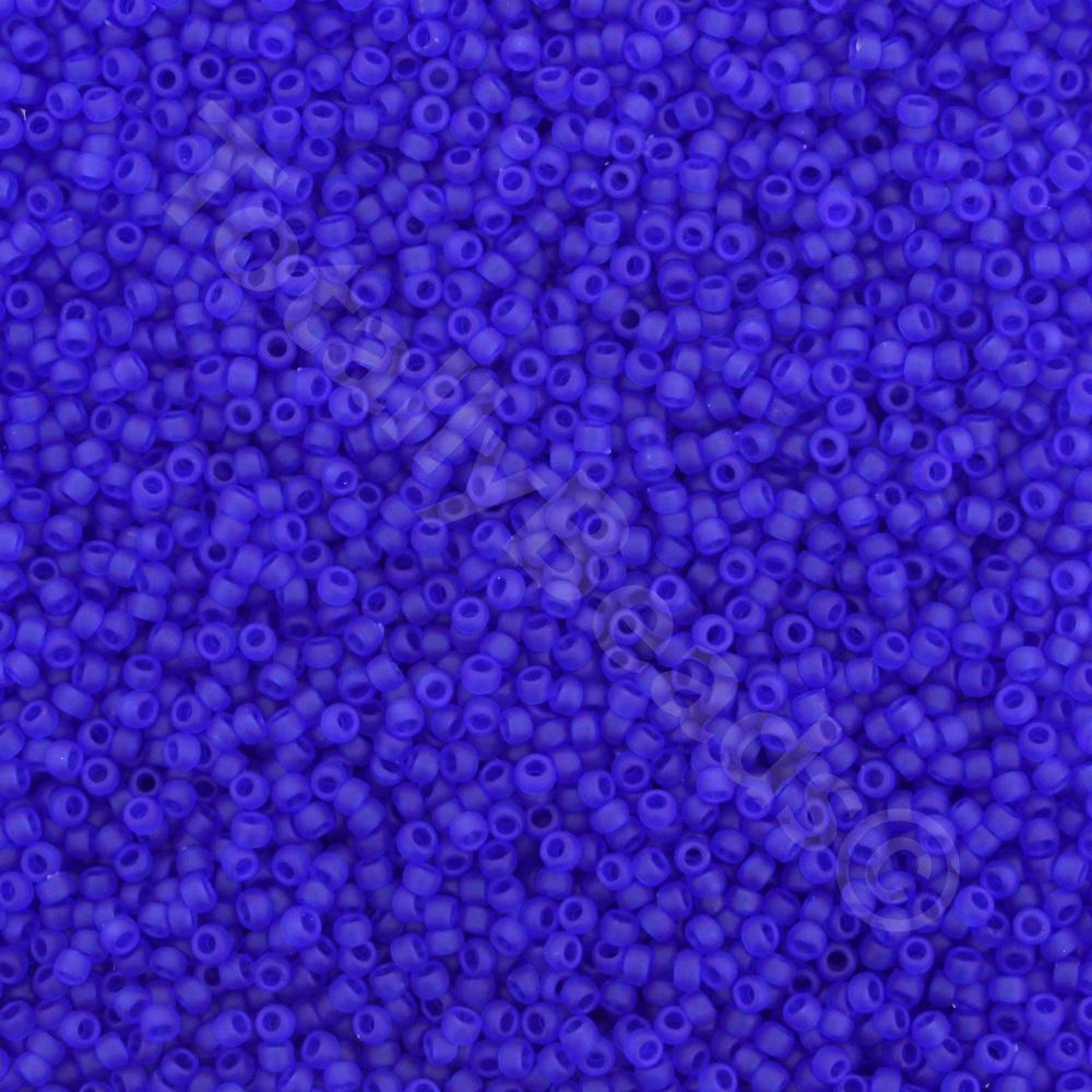Toho Size 15 Seed Beads 10g - Dark Sapphire Frosted