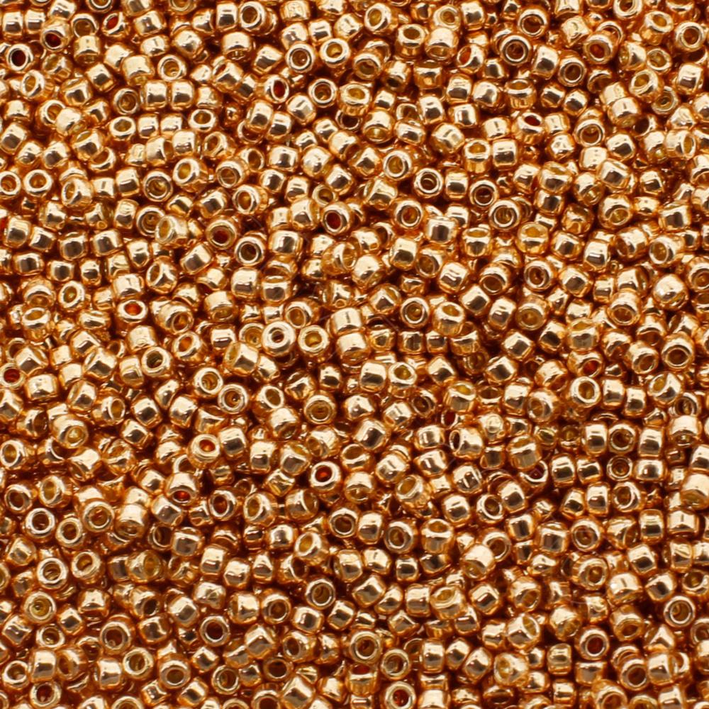 Toho Size 15 Seed Beads 5g - PF Galvanised Rose Gold